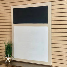 Load image into Gallery viewer, Black/White Colorblock Art
