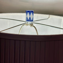 Load image into Gallery viewer, Blue &amp; White Ceramic Lamp

