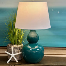 Load image into Gallery viewer, Designer Turquoise Lamp
