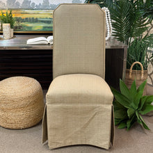 Load image into Gallery viewer, Beige Skirted Dining Chair
