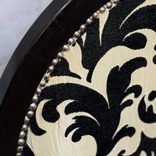 Load image into Gallery viewer, Black/Ivory Motif Arm Chair
