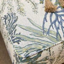 Load image into Gallery viewer, Sea Life Square Ottoman
