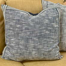 Load image into Gallery viewer, Blue/White Down Alternative Pillow
