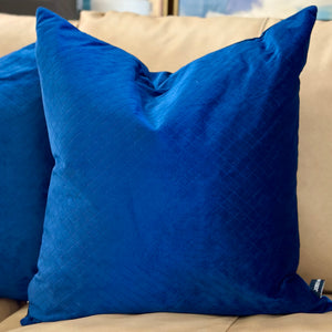 Rodeo Home Blue Down Pillow