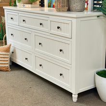 Load image into Gallery viewer, White 7DRW Dresser
