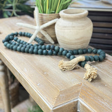 Load image into Gallery viewer, Teal Wood Bead Garland
