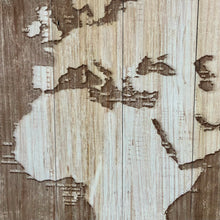 Load image into Gallery viewer, Wooden World Map Art
