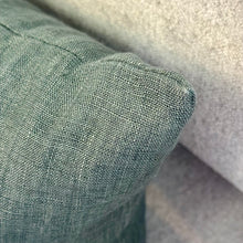 Load image into Gallery viewer, Teal Linen Down Lumbar
