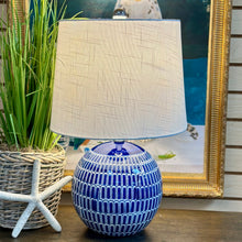 Load image into Gallery viewer, Round Blue Lamp
