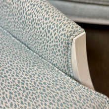Load image into Gallery viewer, Michael Thomas Aqua Spotted Chair
