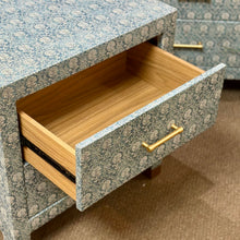 Load image into Gallery viewer, Blue Floral Nightstand

