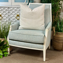 Load image into Gallery viewer, Michael Thomas Aqua Spotted Chair
