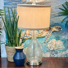 Load image into Gallery viewer, Blue Glass Lamp
