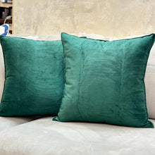 Load image into Gallery viewer, Green Velvet Pillow
