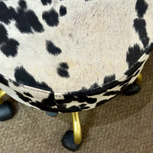 Load image into Gallery viewer, Pier1 Cow Print Stool
