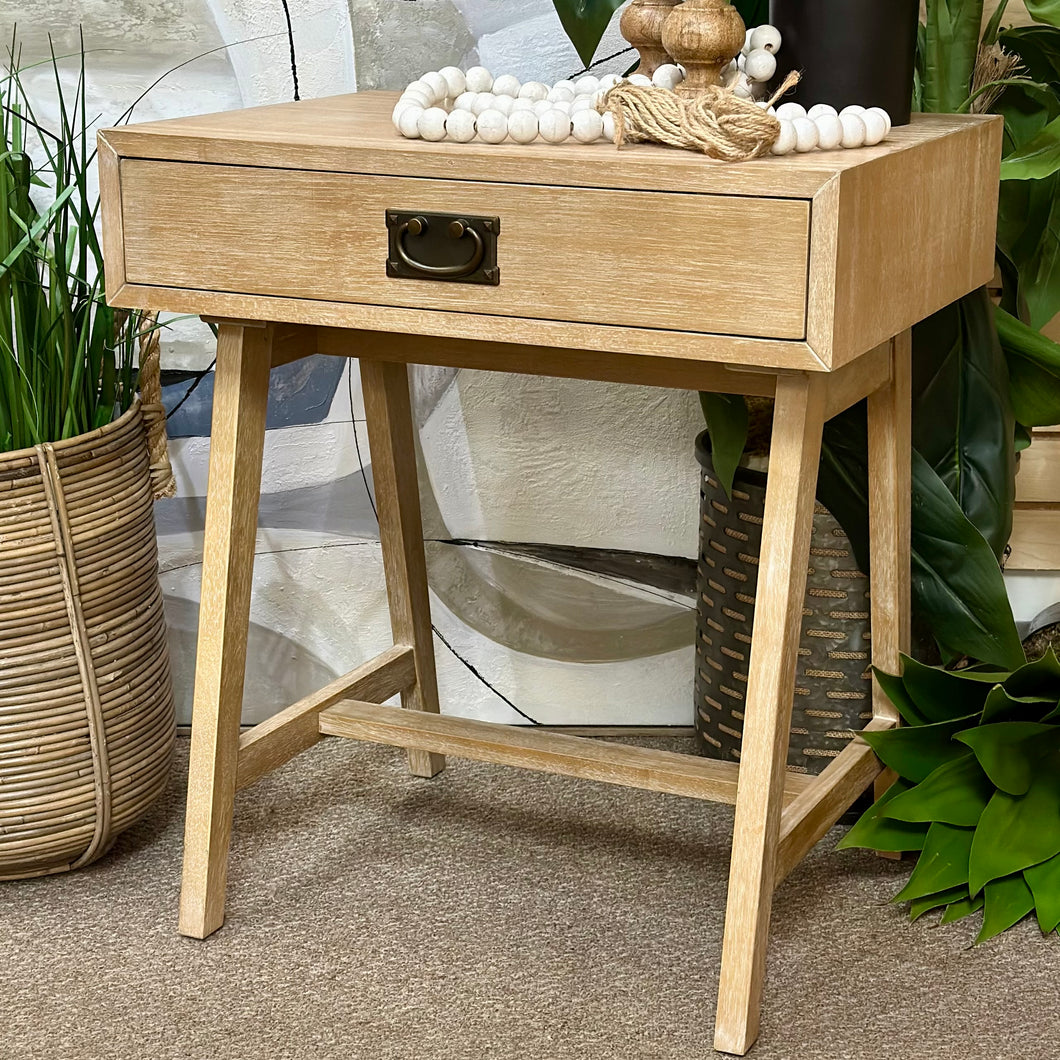 Pier 1 Taupe Nightstand