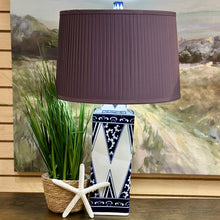 Load image into Gallery viewer, Blue &amp; White Ceramic Lamp
