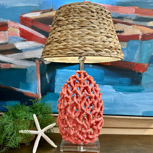 Seagrass Shade Sealife Lamp