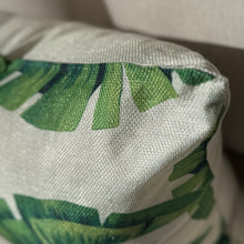 Load image into Gallery viewer, Green Palm Pillow III
