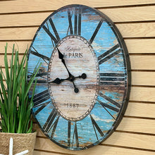 Load image into Gallery viewer, Blue Wall Clock
