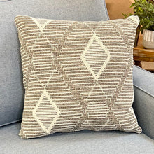 Load image into Gallery viewer, Grey/White Patterned Pillow
