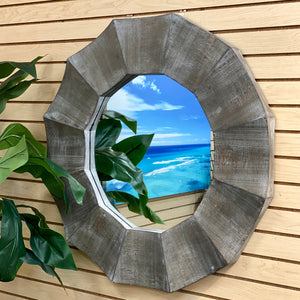 Grey Resin Mirror