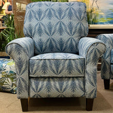Load image into Gallery viewer, Navy/White Patterned Recliner
