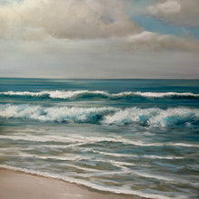Load image into Gallery viewer, Gentle Waves Hand Embellished Art

