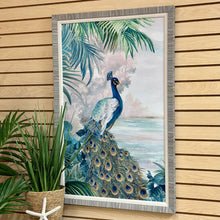 Load image into Gallery viewer, Teal Peacock I Giclee Art
