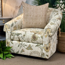 Load image into Gallery viewer, Century Floral Chair &amp; Ottoman
