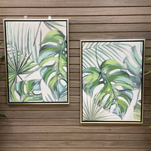 Load image into Gallery viewer, Tropical Palms Framed in Silver I
