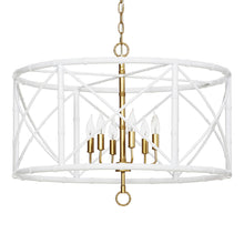 Load image into Gallery viewer, Ballard 6 Light Bamboo Chandelier
