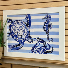 Load image into Gallery viewer, Striped Turtle Giclee
