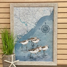 Load image into Gallery viewer, Sandpipers NC Coast Map
