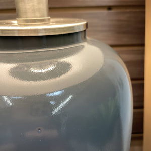 Petite Blue-Grey Lamp