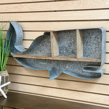 Load image into Gallery viewer, Metal Whale Wall Shelf
