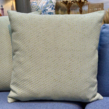 Load image into Gallery viewer, Green Tweed Designer Pillow
