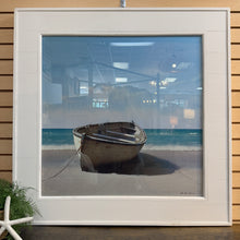 Load image into Gallery viewer, Boat On Shore Glass Framed Art
