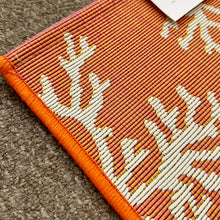 Load image into Gallery viewer, Orange &amp; White Sea Life Washable Rug
