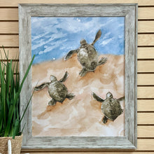 Load image into Gallery viewer, Baby Turtles Giclee Art

