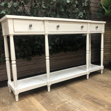 Load image into Gallery viewer, Off White Console Table
