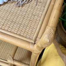 Load image into Gallery viewer, Bamboo/Wicker Bar Cart
