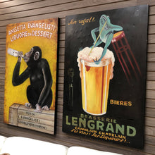 Load image into Gallery viewer, Drunken Monkey Art on Metal
