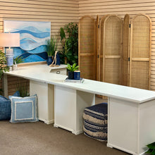 Load image into Gallery viewer, Pottery Barn 6PC White Corner Desk
