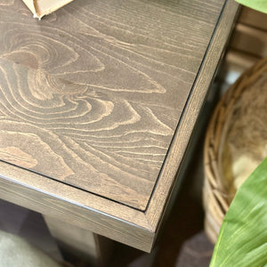 Grey Wash Slat Console