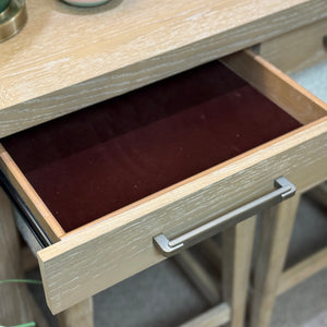 Ash Console W/Stools