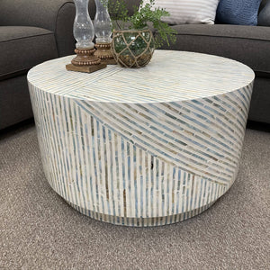 Round Capiz Coffee Table