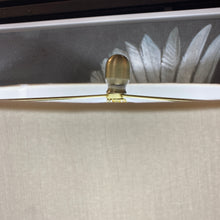 Load image into Gallery viewer, White/Gold Striped Lamp
