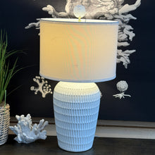 Load image into Gallery viewer, Textured Sand Dollar Lamp
