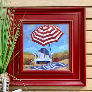 Red Framed Umbrella Art II